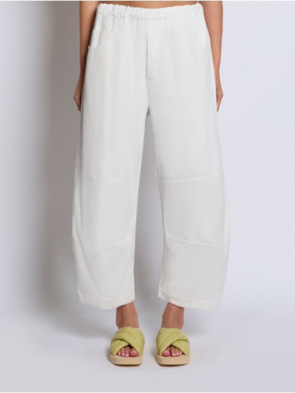 ROUCHA “Pace” Pant in Ecru, Size Small